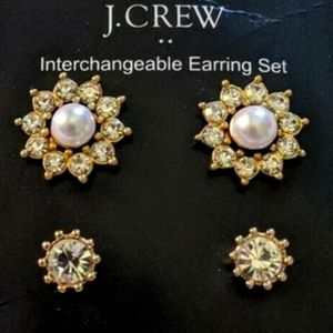 J. Crew Interchangeable Earring Set